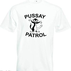 Pussay Patrol T-Shirt Ideal Stag Do The Inbetweeners Costume