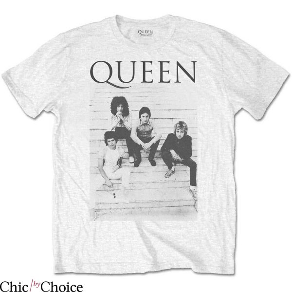Queen Band T-Shirt Freddie Mercury And Orther Member Of Queen