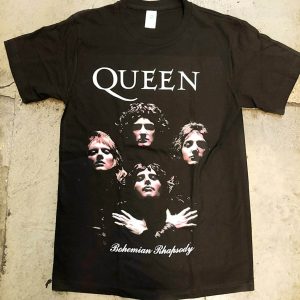 Queen Band T-Shirt Rock Band Queen Bohemian Rhapsody