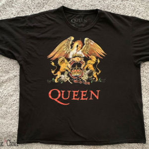 Queen Vintage T Shirt Queen Crest Unisex Music Shirt