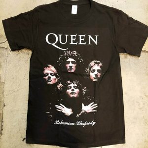 Queen Vintage T Shirt Rock Bank Queen Rhapsody Shirt