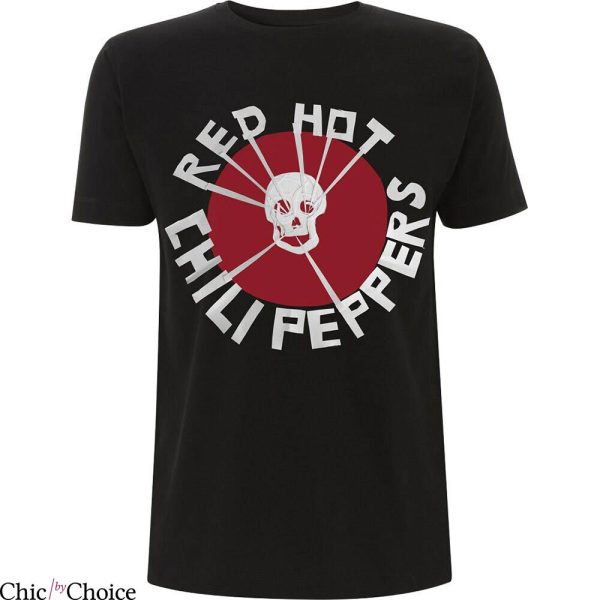 Red Hot Chili Peppers T-Shirt Flea Skull Rock Band Tee