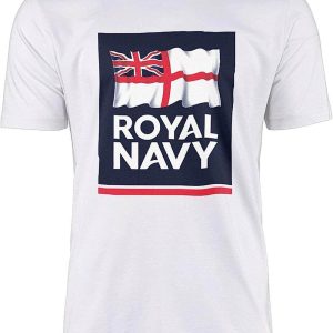 Royal Navy T-Shirt Logo Armed Forces British Sailor Tee