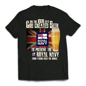 Royal Navy T-Shirt On the 8th Day Royal Navy Printed Tee