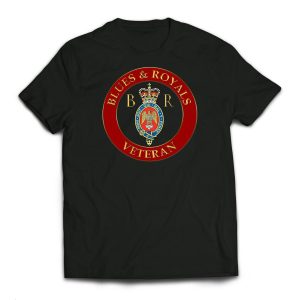 Royal Navy T-Shirt The Blues And Royals Veteran Printed Tee