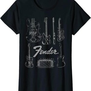 Sam Fender T-Shirt Guitars & Amp Logo