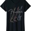 Sam Fender T-Shirt Stacked Guitar Faded Logo