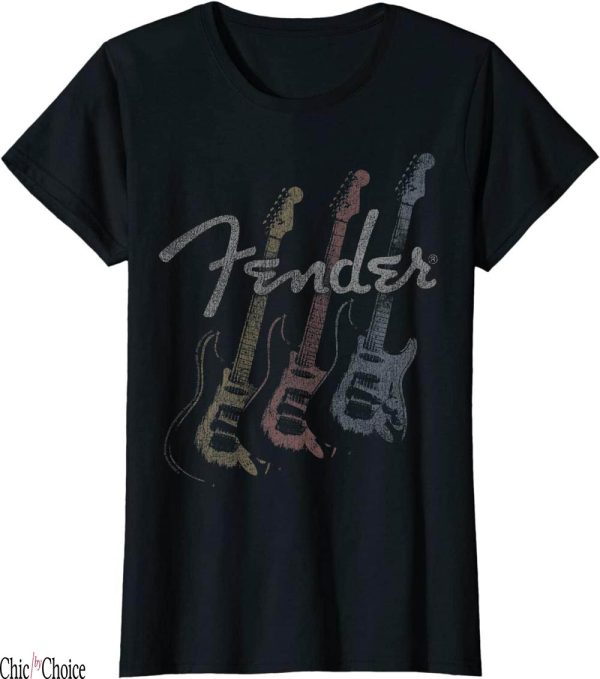 Sam Fender T-Shirt Stacked Guitar Faded Logo