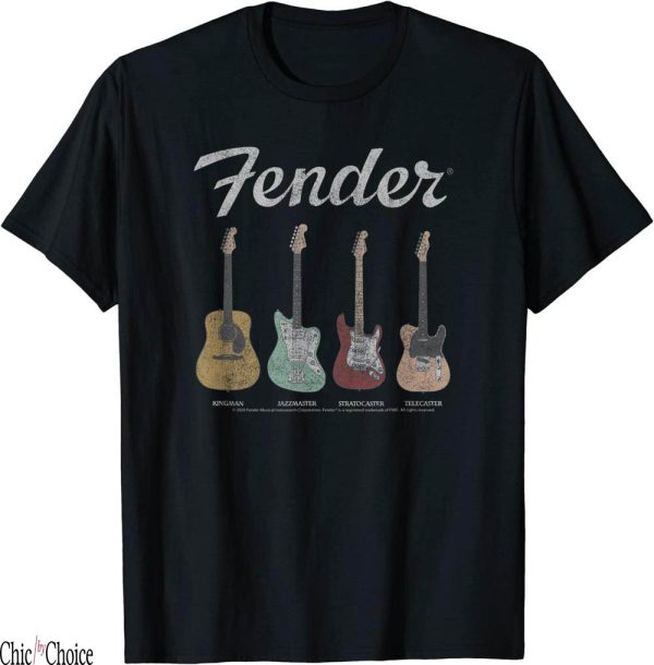 Sam Fender T-Shirt Vintage Guitar Lineup