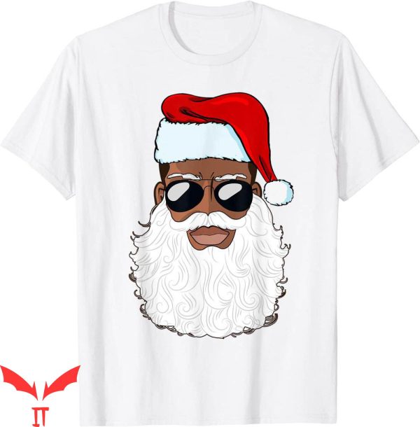 Santa Claus Black Xmas Santa African American Proud T-Shirt