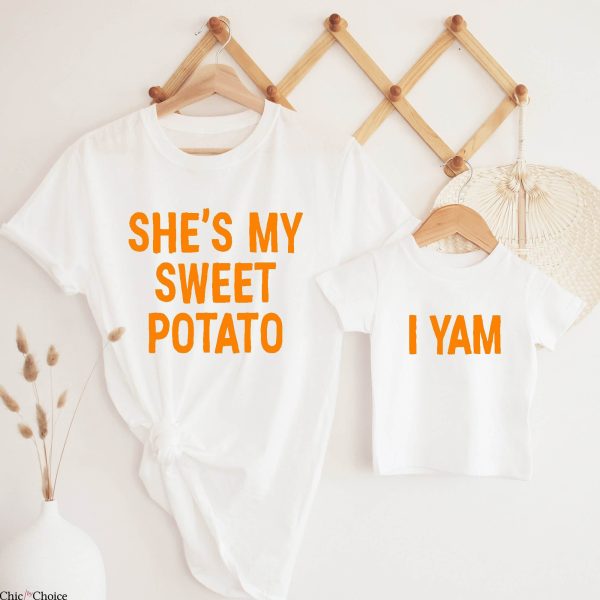 She’s My Sweet Potato I Yam T-Shirt Couples Funny Matching