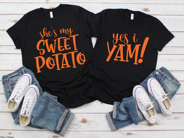 She’s My Sweet Potato I Yam T-Shirt Matching Husband Wife
