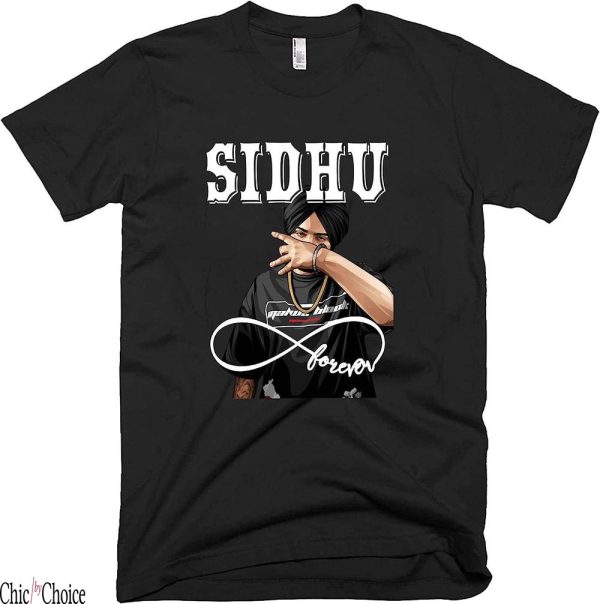 Sidhu Moose Wala T-Shirt ThizGreeChili Legends Thank You