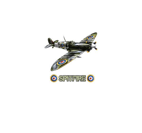 Spitfire T Shirt WW2 Supermarine British Fighter Shirt