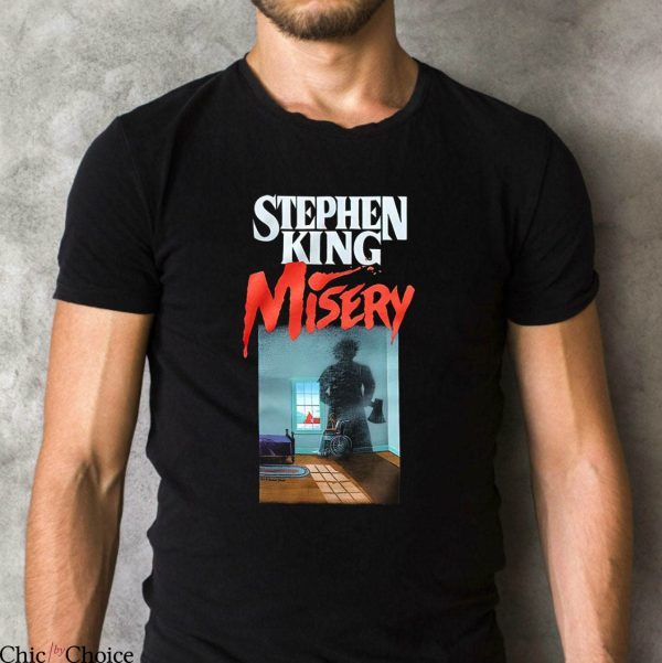 Stephen King T-Shirt Misery Book Cover Classic Horror Scary
