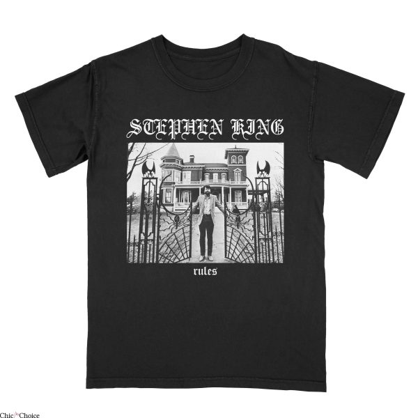 Stephen King T-Shirt Rules Monster Squad Metal Tee Shirt