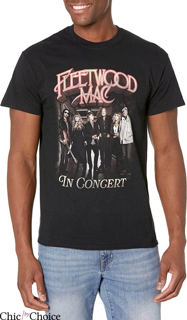 Stevie Nicks T-shirt Fleetwood Mac Rock Band In Concert