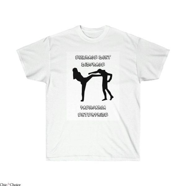 Strong Man T-Shirt Embrace Dont Disgrace Paengaroa Enterprise