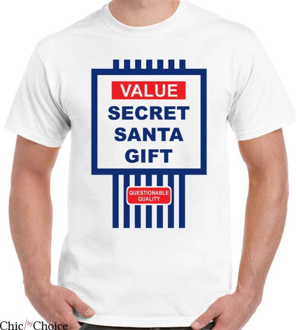 Tesco Christmas T-Shirt Value Secret Santa Gift Questionable
