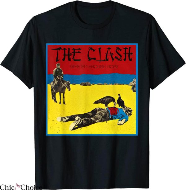The Clash T-Shirt Give ‘Em Enough Rope Rock Music Band Tee