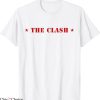 The Clash T-Shirt Logo With Stars Rock Music Band Tee