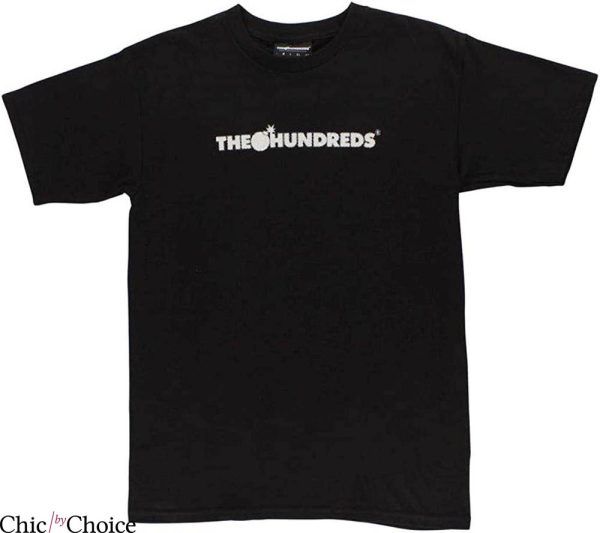 The Hundreds T-Shirt Bar Logo Halftone Lettering Tee