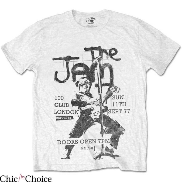 The Jam T-Shirt 70s 100 Club London The Concert Of The Jam