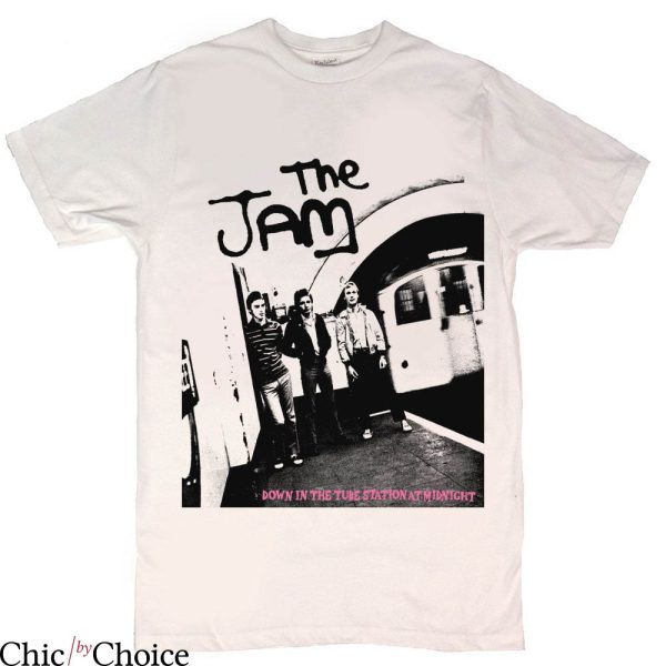 The Jam T-Shirt Member Of The Jam Down At The Tube Station