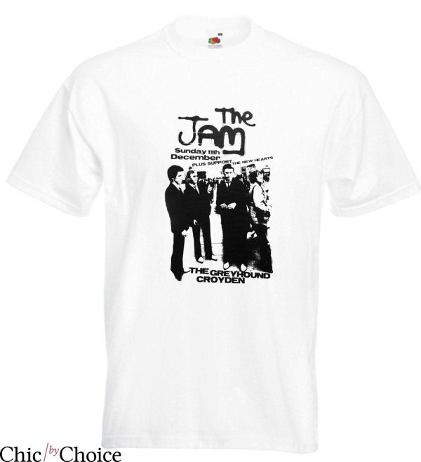 The Jam T-Shirt The Jam Concert Poster Greyhound Croydon