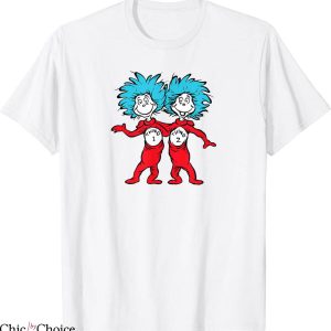 Thing 1 And Thing 2 T-Shirt Dr. Seuss Buddies Funny Cartoon