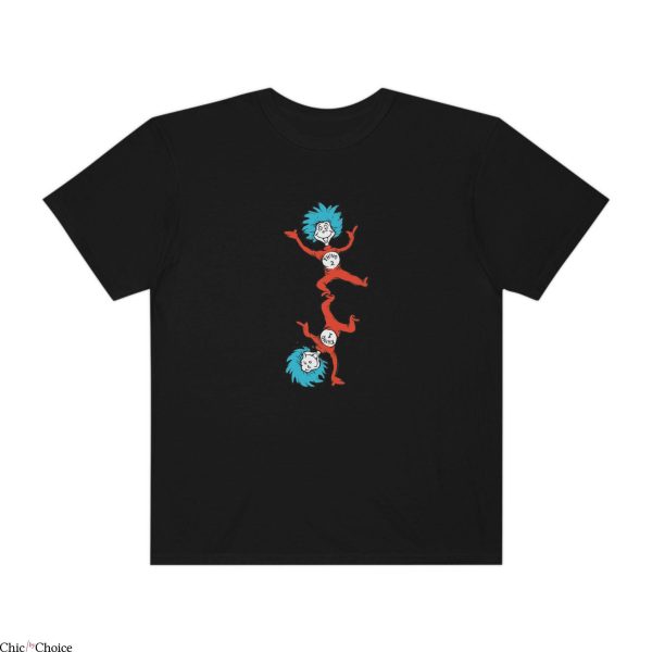 Thing 1 And Thing 2 T-Shirt Dr Seuss Funny Cartoon Tee