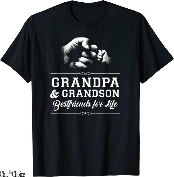 This Grandad Belongs To T-Shirt Friends Fist Bump