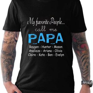 This Grandad Belongs To T-Shirt My People Call Papa Present