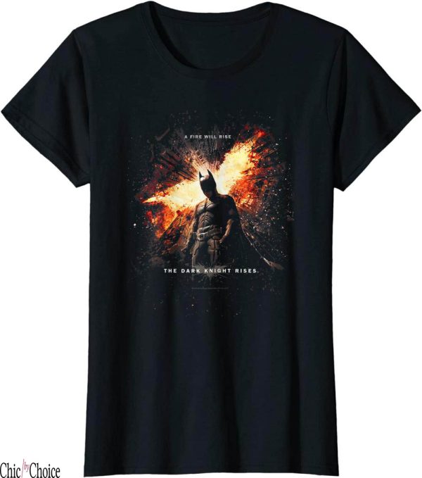 Tom Hardy T-Shirt Batman Dark Knight Rises Fire Will Rise