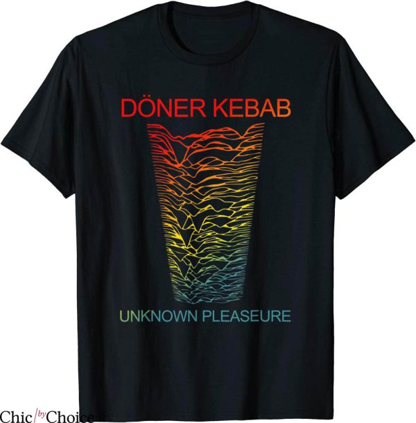 Unknown Pleasures T-Shirt Doner Kebab Funny Bread Tee