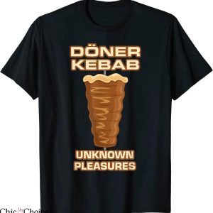Unknown Pleasures T-Shirt Doner Kebab Stick Wood Lamb Retro