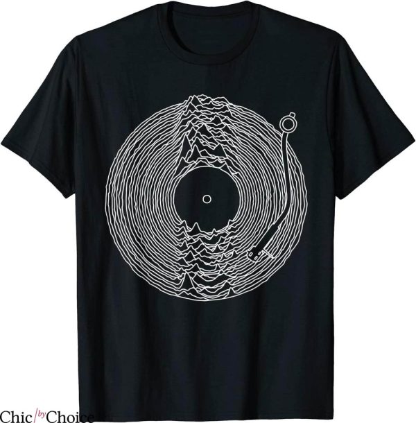 Unknown Pleasures T-Shirt Vinyl Record Rock Album Tee