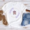 VW Camper Van T-Shirt Cute Hippie VW Bus Flowers Camp Life