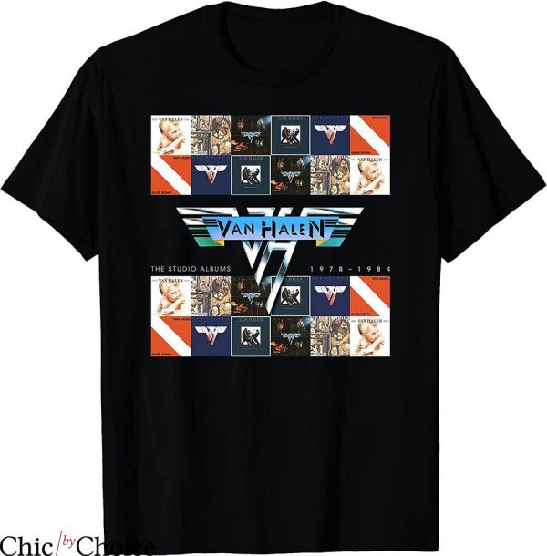 Van Halen T-Shirt Van Halen All Albums Cool Best Rock Band