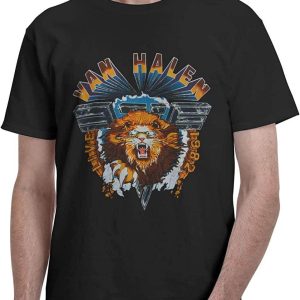 Van Halen T-Shirt Vintage 1982 Live Tour Cool Rock Band