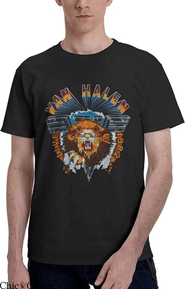 Van Halen T-Shirt Vintage 1982 Live Tour Cool Rock Band
