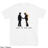 Wish You Were Here T-Shirt Retro Rock Pink Floyd Music Tee