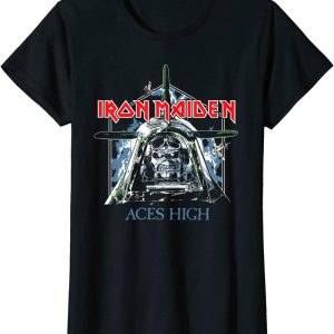 Womens Iron Maiden T-Shirt Aces High