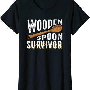 Wooden Spoon Survivor T-Shirt Champion Funny Gift