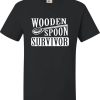 Wooden Spoon Survivor T-Shirt Go All Out Adult Funny