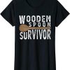 Wooden Spoon Survivor T-Shirt I Survived Novelty