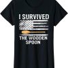 Wooden Spoon Survivor T-Shirt Proud Adult I Survived The