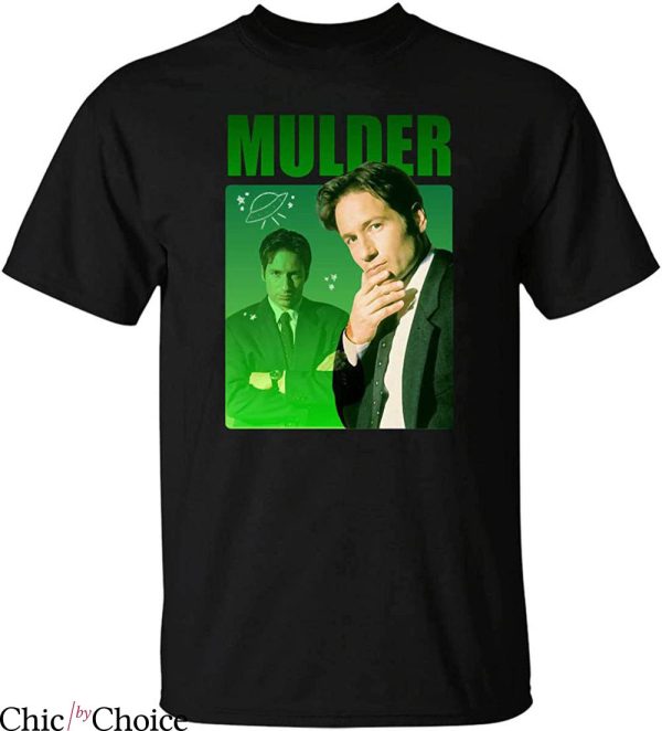 X Files T-Shirt Cool Mulder Best Character Science Movie
