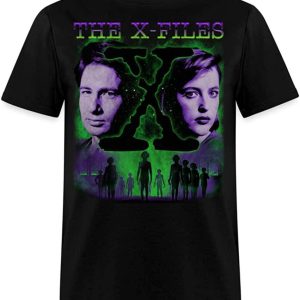 X Files T-Shirt Scully and Mulder 90s The X Files Aliens