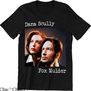 X Files T-Shirt Scully and Mulder Characters Movie X Files